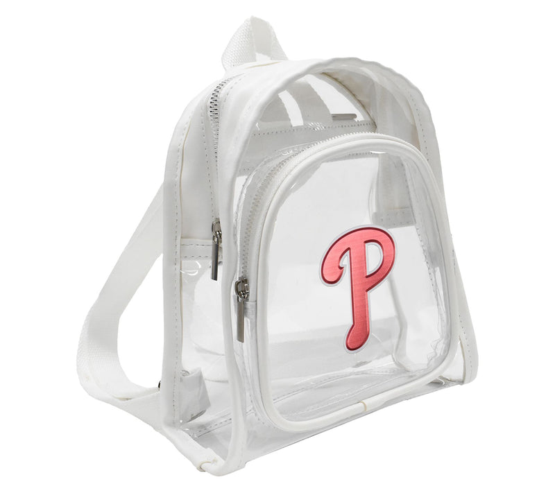 Littlearth MLB 3D Logo Clear Mini Backpack — View 49