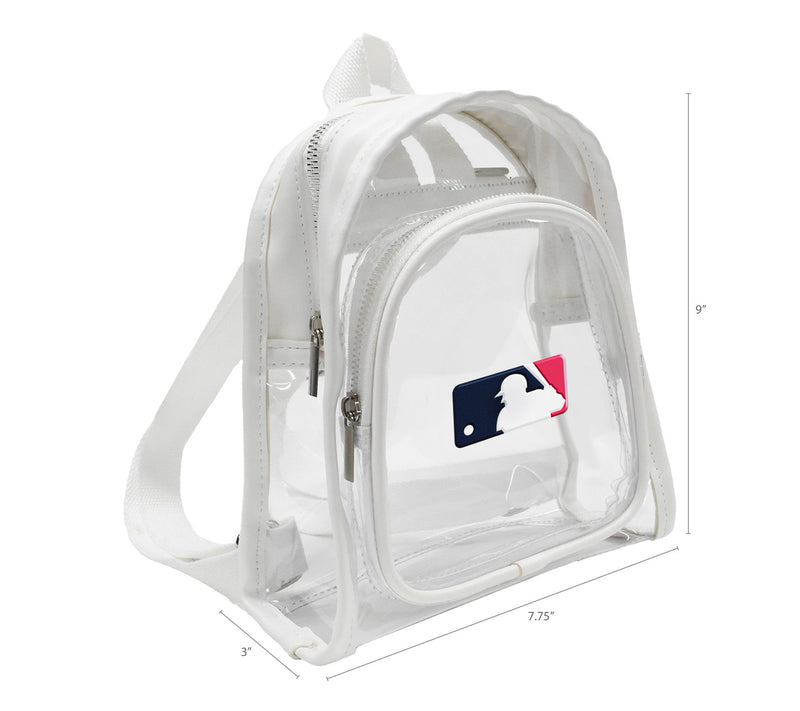 Littlearth MLB 3D Logo Clear Mini Backpack — View 5