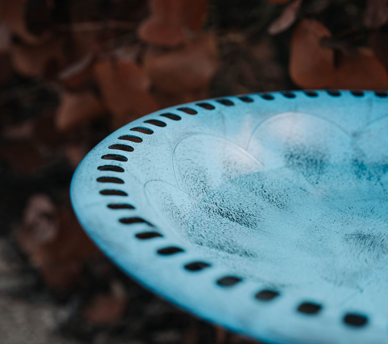 Backyard Expressions 27 Inch Resin Garden BirdBath — View 10