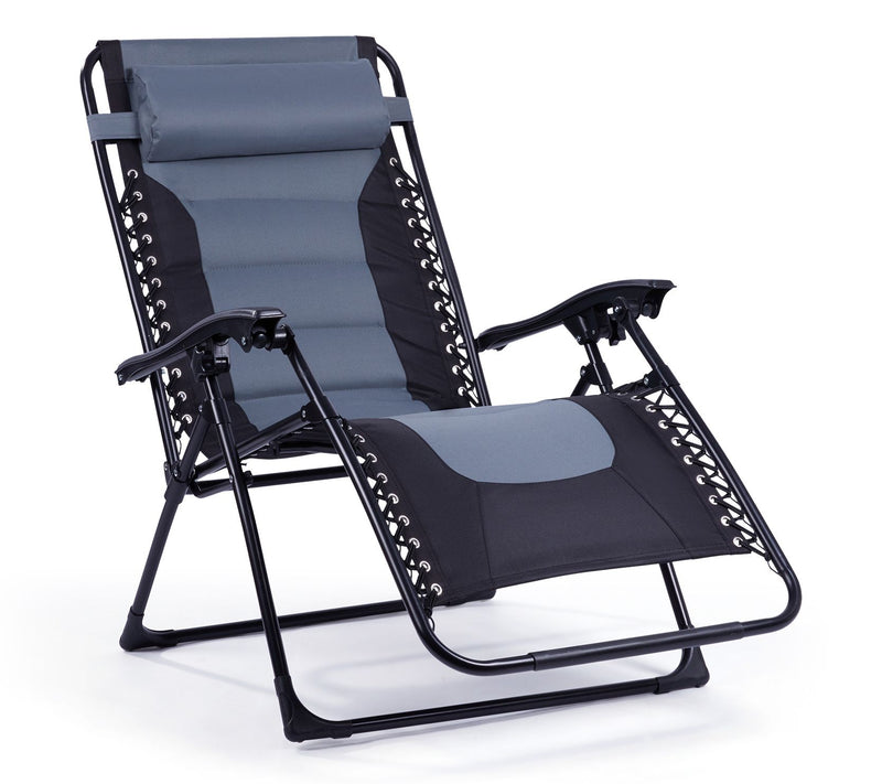 Backyard Expressions Deluxe XL Padded ReclinerChair — View 9