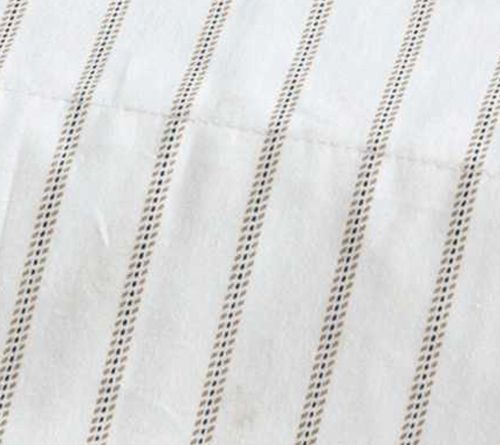 Eddie Bauer Essential Stripe White-Beige-Grey Fll Sheet Set — View 9