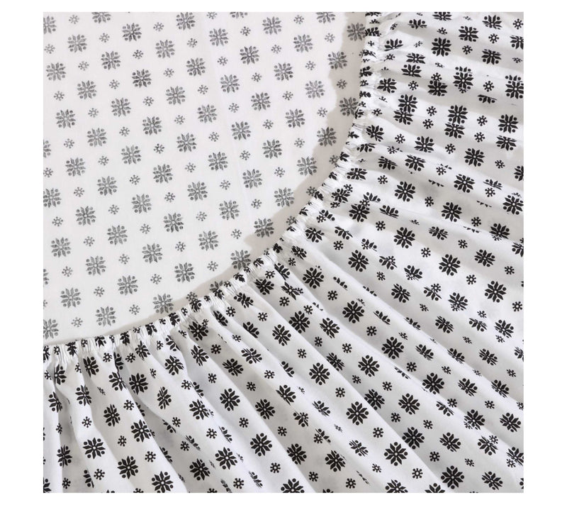 Eddie Bauer Fairisle Sprinkle White-Black Kingeet Set — View 3