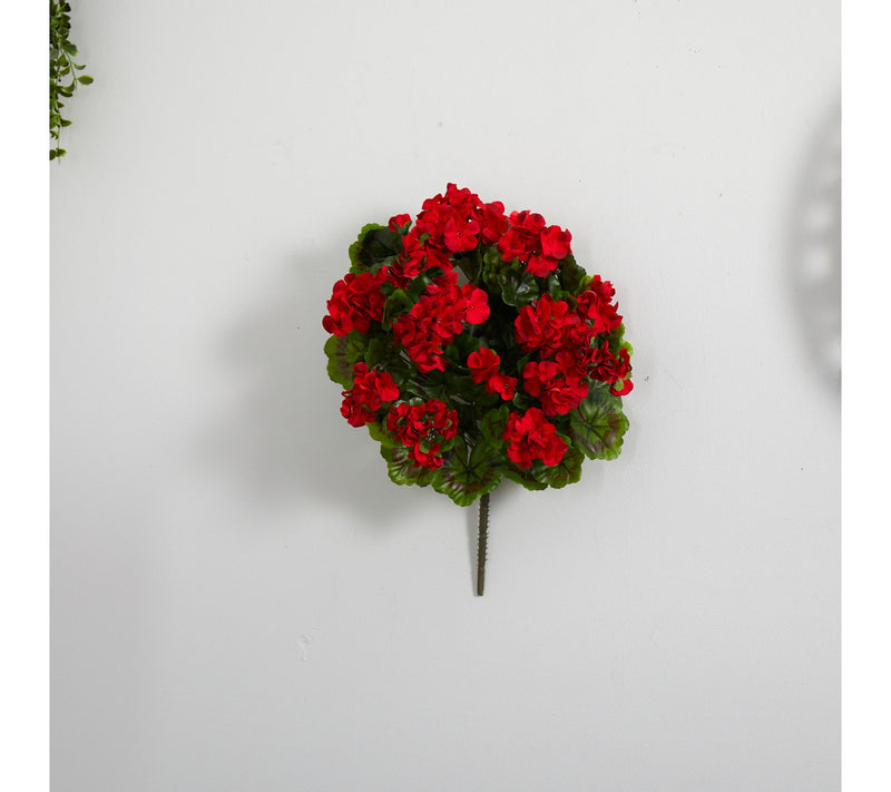 Nearly Natural Geranium Bush UV Resistant (Setof 3) — View 3