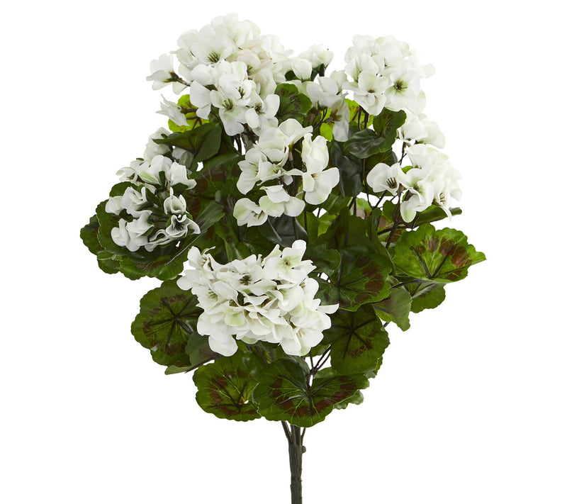 Nearly Natural Geranium Plant UV Resistant (Set of 3) — Main view