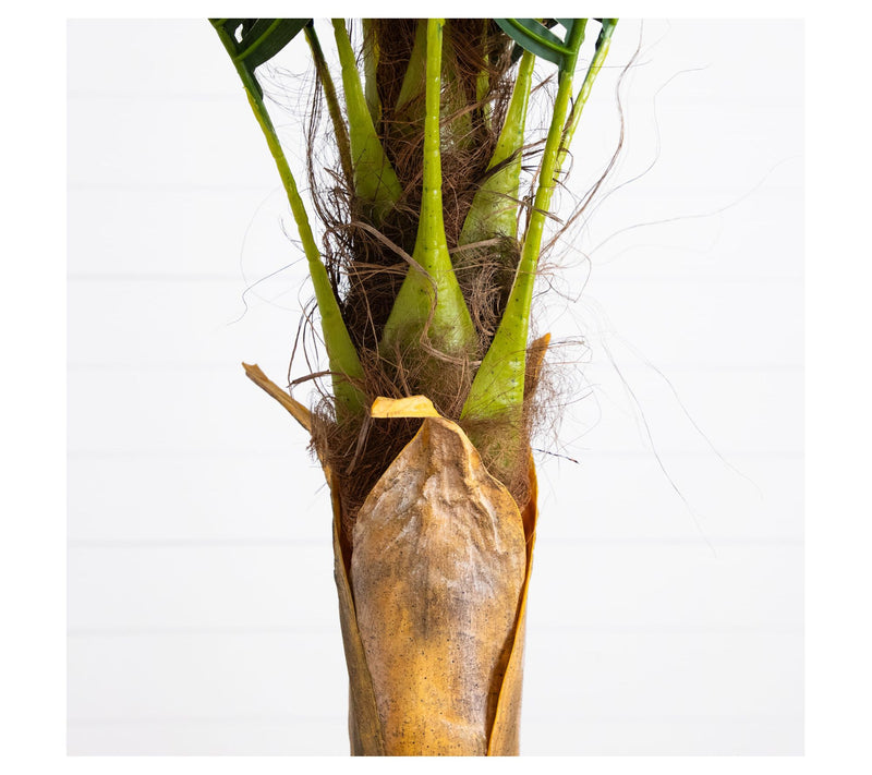 Nearly Natural 6' Artificial Coconut Palm Tree — View 4