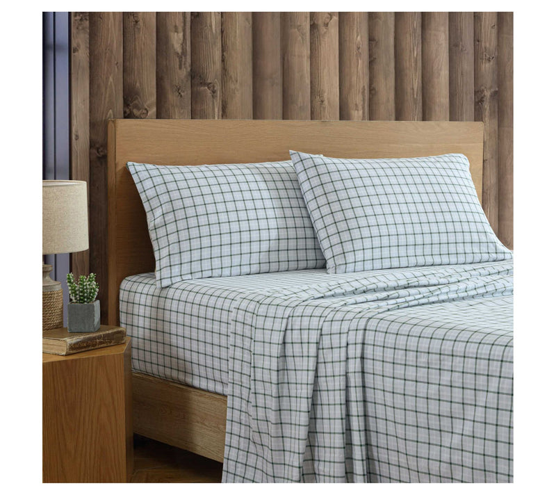 Eddie Bauer Classic Tattersall Plaid Full SheetSet — View 3