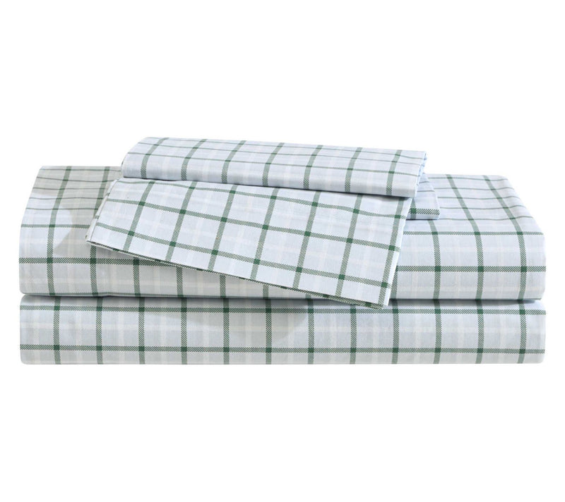 Eddie Bauer Classic Tattersall Plaid King SheetSet — View 10