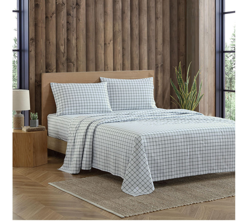 Eddie Bauer Classic Tattersall Plaid Twin SheetSet — View 2