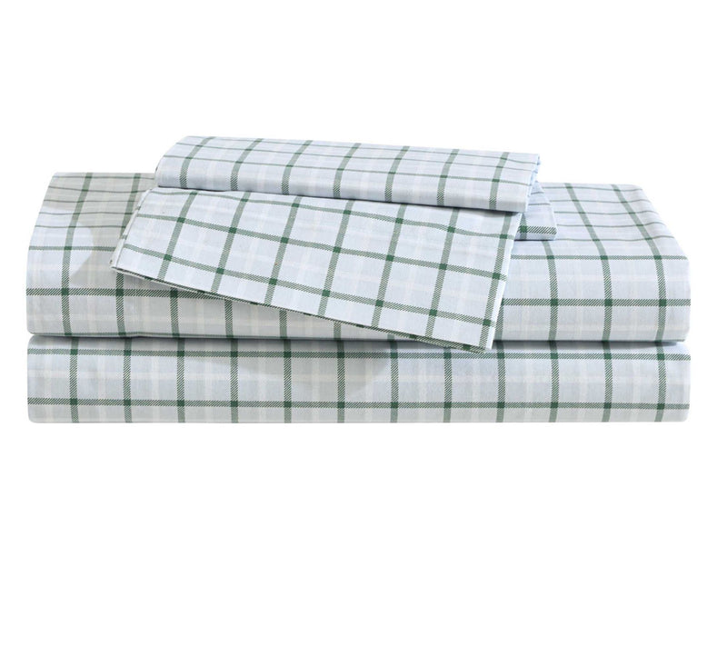 Eddie Bauer Classic Tattersall Plaid Twin SheetSet — Main view