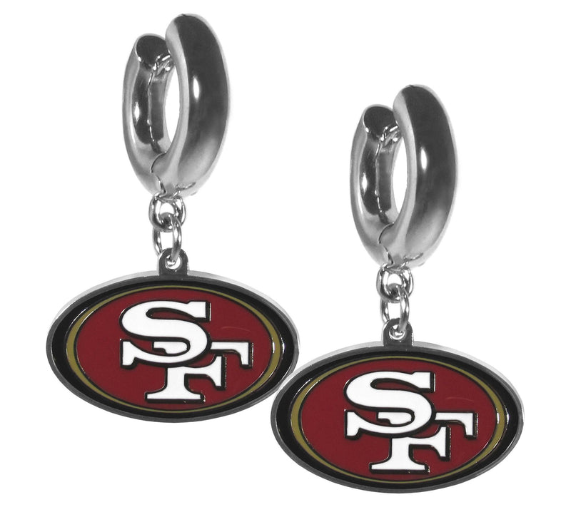 Siskiyou Sports NFL Huggie Hoop Earrings — View 35