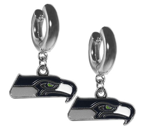 Siskiyou Sports NFL Huggie Hoop Earrings — View 8