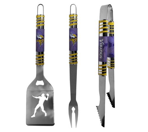 Siskiyou Sports NFL 3pc Tailgater BBQ Tools — View 11