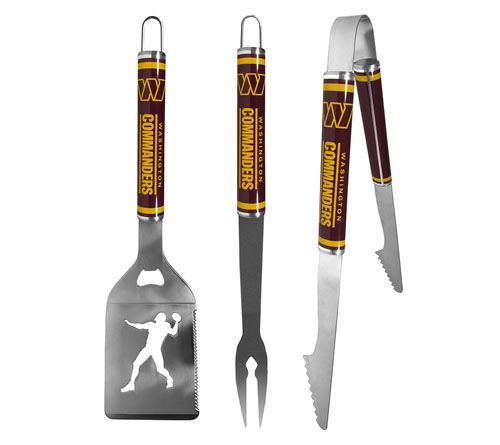 Siskiyou Sports NFL Steel 3pc BBQ Tool Set — View 2