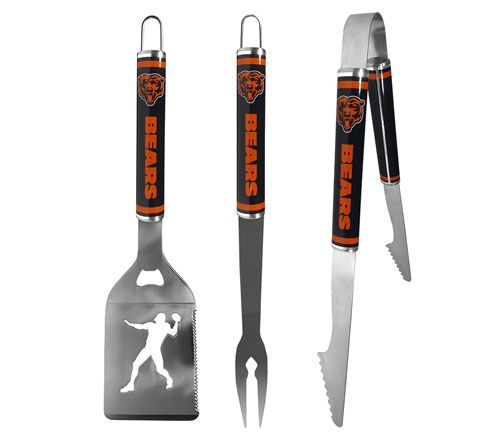 Siskiyou Sports NFL Steel 3pc BBQ Tool Set — View 3