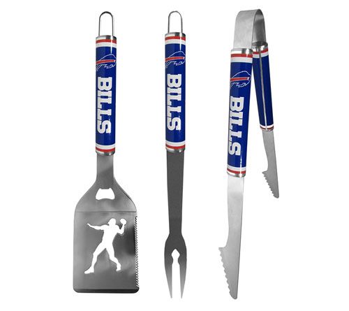 Siskiyou Sports NFL Steel 3pc BBQ Tool Set — View 12