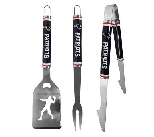 Siskiyou Sports NFL Steel 3pc BBQ Tool Set — View 18