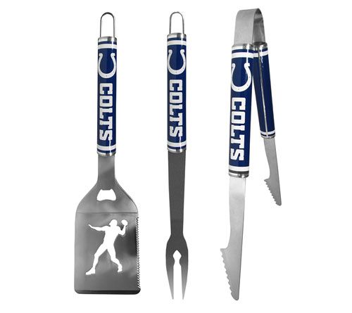 Siskiyou Sports NFL Steel 3pc BBQ Tool Set — View 19