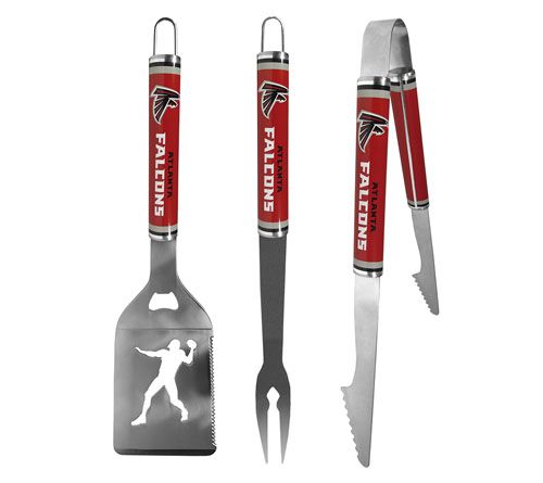 Siskiyou Sports NFL Steel 3pc BBQ Tool Set — View 23