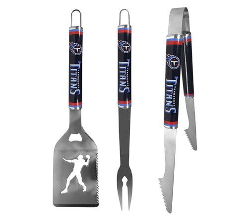 Siskiyou Sports NFL Steel 3pc BBQ Tool Set — View 29
