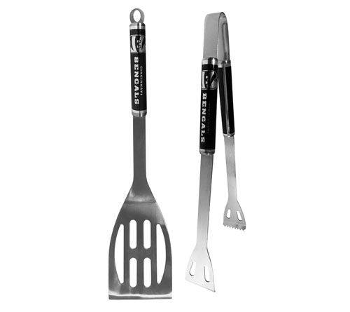 Siskiyou Sports NFL 2pc Black BBQ Set — View 6