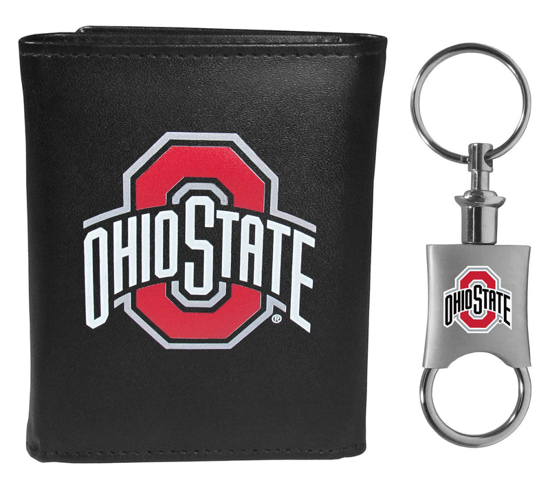 Siskiyou Sports College Tri-fold Wallet & ValetKey Chain — View 3