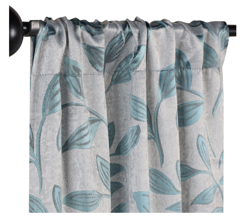 Superior Leaves Room Darkening Curtains Set, 36x63 — View 2