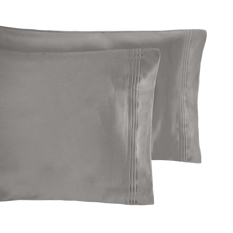 Superior 2 Piece 650-TC Egyptian Cotton Pillowcase, King — View 2