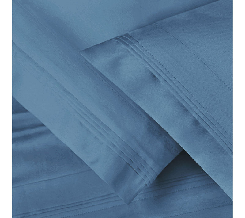 Superior 2 Piece 650-TC Egyptian Cotton Pillowcase, King — View 30