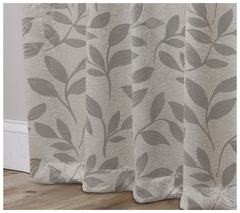 Superior Leaves Room Darkening Curtains Set, 36x72 — View 4