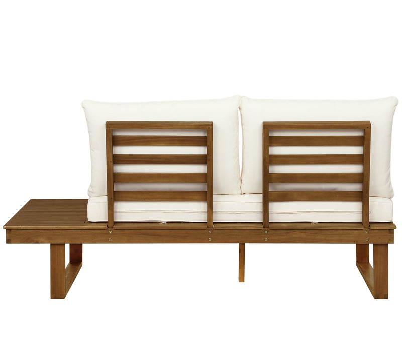 Linon Home Skypark Outdoor 4PC Lovseat Corner Table Set — View 5