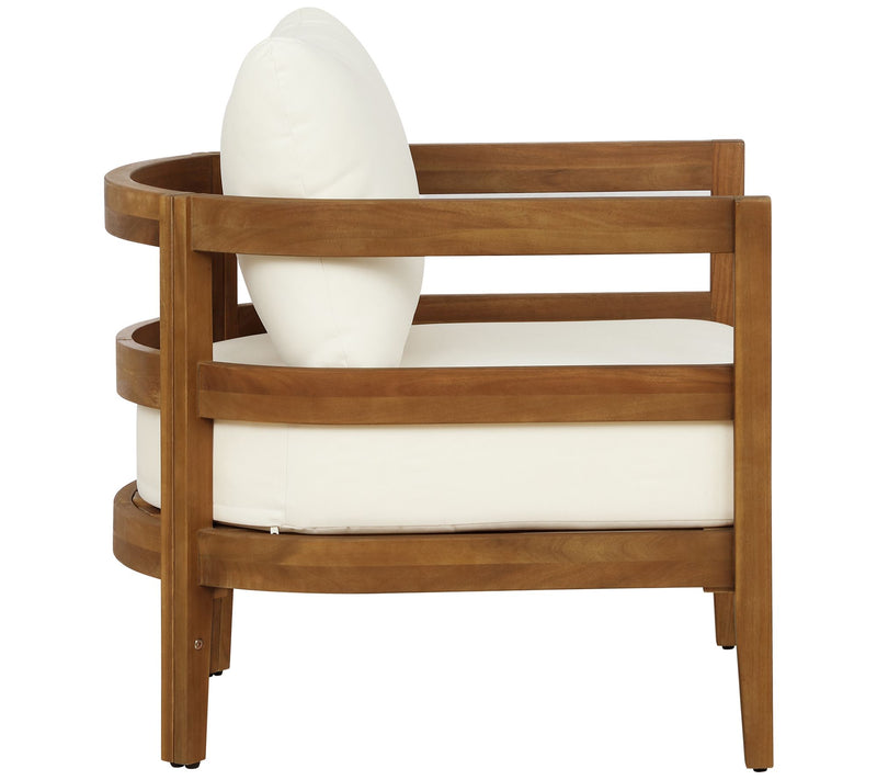 Linon Home Breton Outdoor Brown Club Chair — View 4