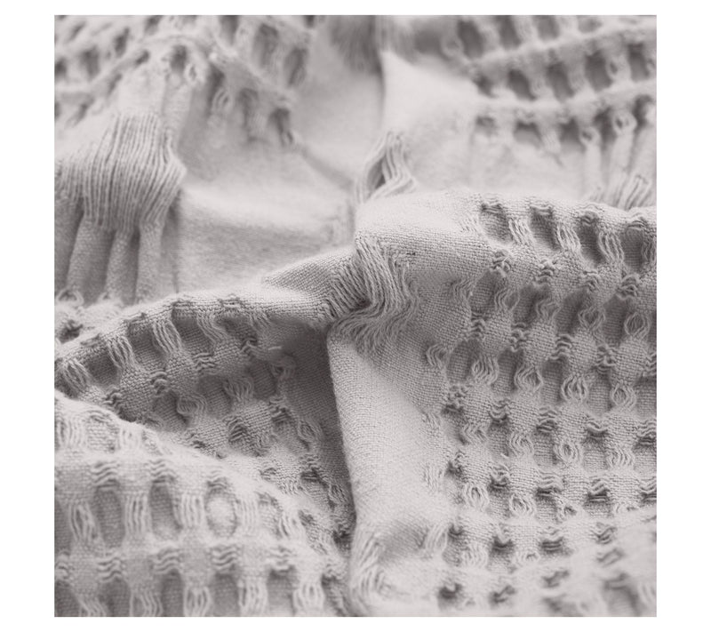 Superior Mai Geometric Waffle Cotton Blanket, Throw — View 5