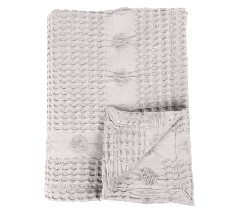Superior Mai Geometric Waffle Cotton Blanket, Throw — View 2