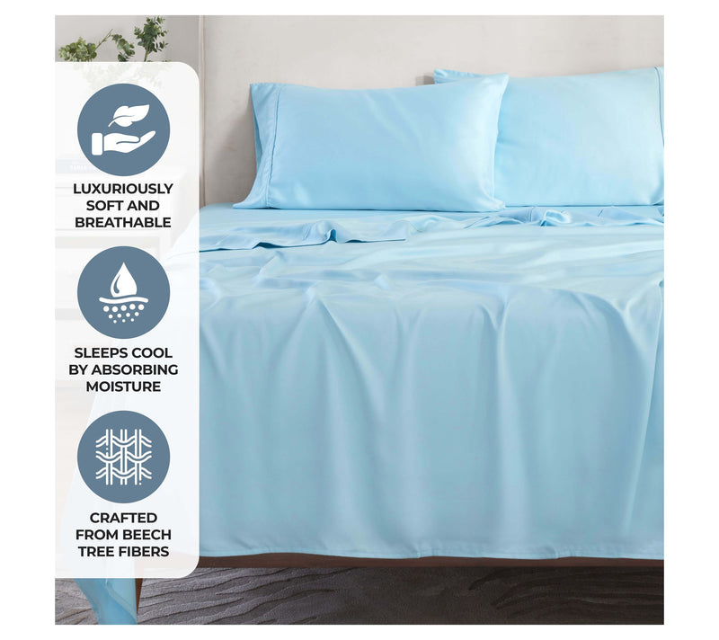 Superior Modal From Beechwood Bed Sheet Set, Queen — View 6