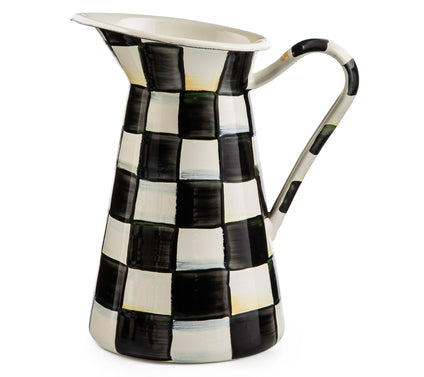MacKenzie-Childs Courtly Check Medium Practical Pitcher