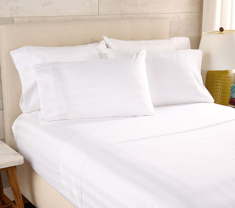 Northern Nights Wrinkle Defense Dobby Stripe Sheet Set with Extra Cases — View 22