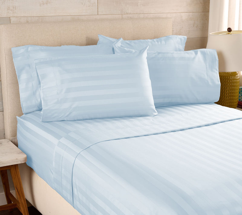 Northern Nights Wrinkle Defense Dobby Stripe Sheet Set with Extra Cases — View 20