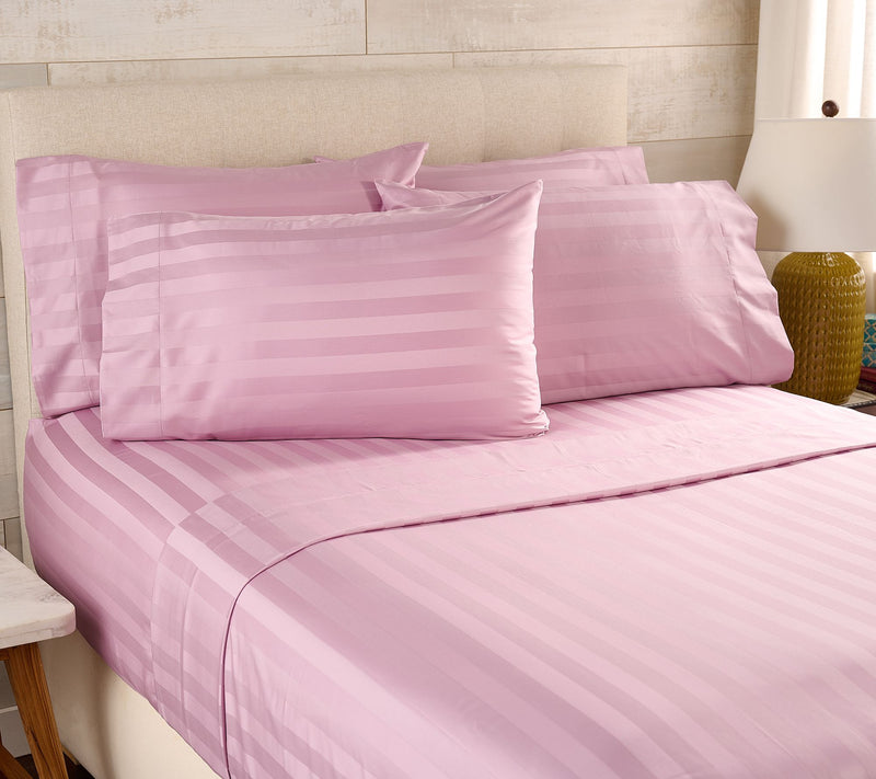 Northern Nights Wrinkle Defense Dobby Stripe Sheet Set with Extra Cases — View 16