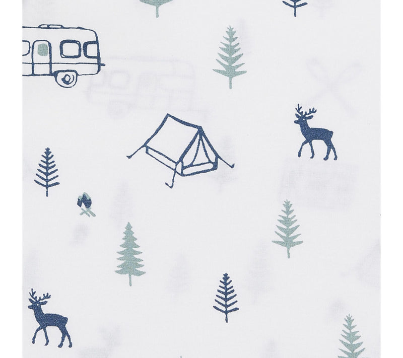 Eddie Bauer Campout Blue Full Sheet Set — View 6