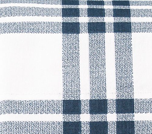 Eddie Bauer Basic Plaid Dusted Indigo King Sheet Set — View 9
