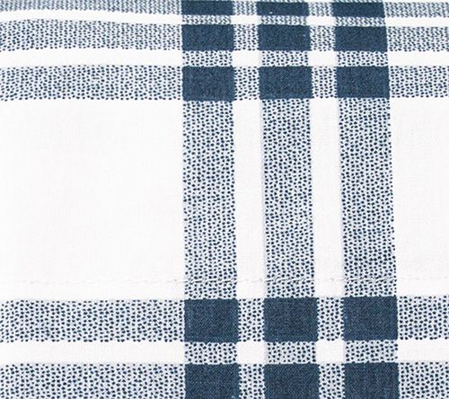 Eddie Bauer Basic Plaid Dusted Indigo Full Sheet Set — View 9
