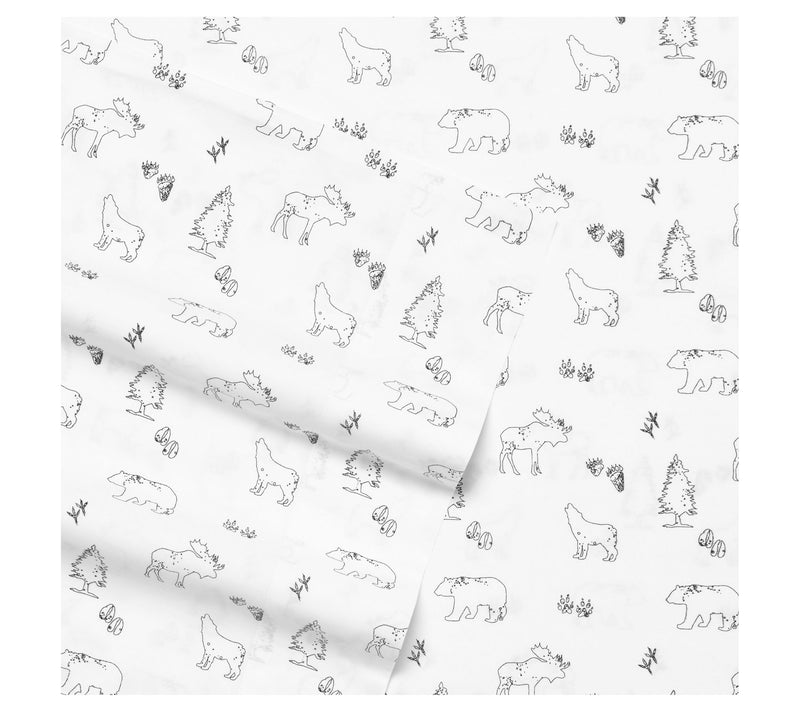 Eddie Bauer Animal Tracks Twin Sheet Set — View 5