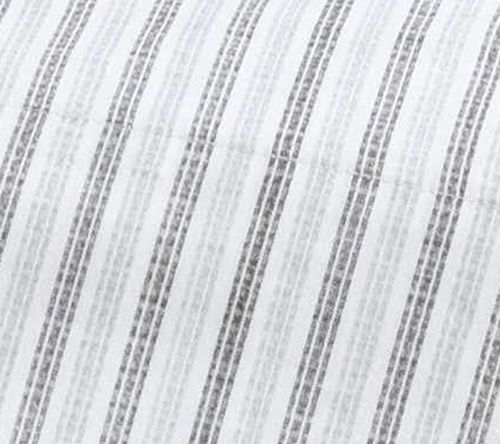 Eddie Bauer Ticking Stripe Dark Grey Queen Sheet Set — View 8