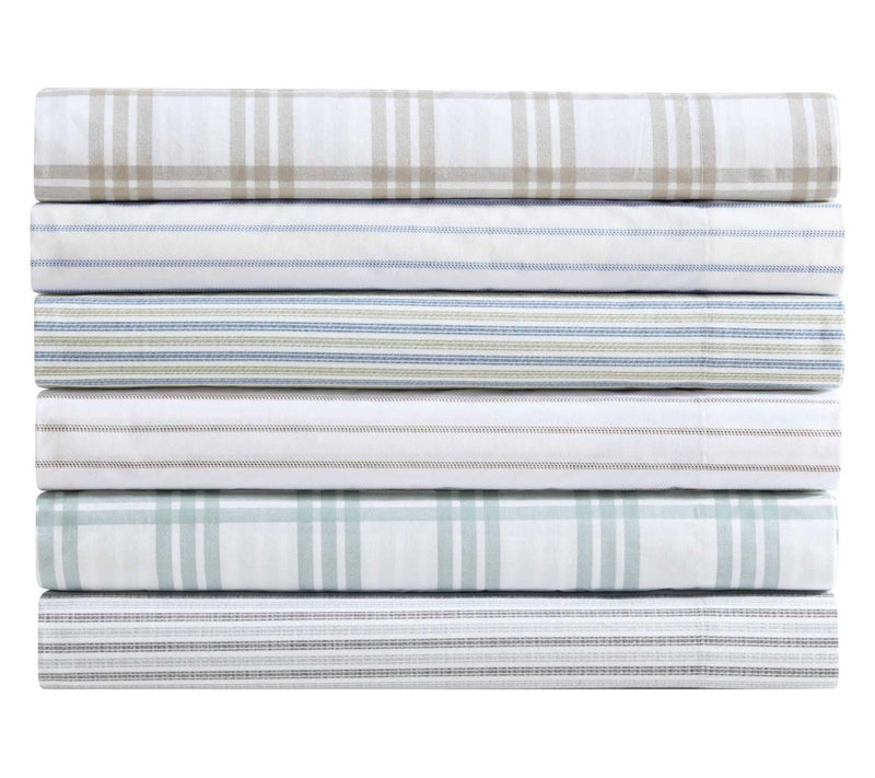 Eddie Bauer Ticking Stripe Dark Grey King SheetSet — View 8