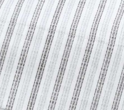 Eddie Bauer Ticking Stripe Dark Grey Full SheetSet — View 9