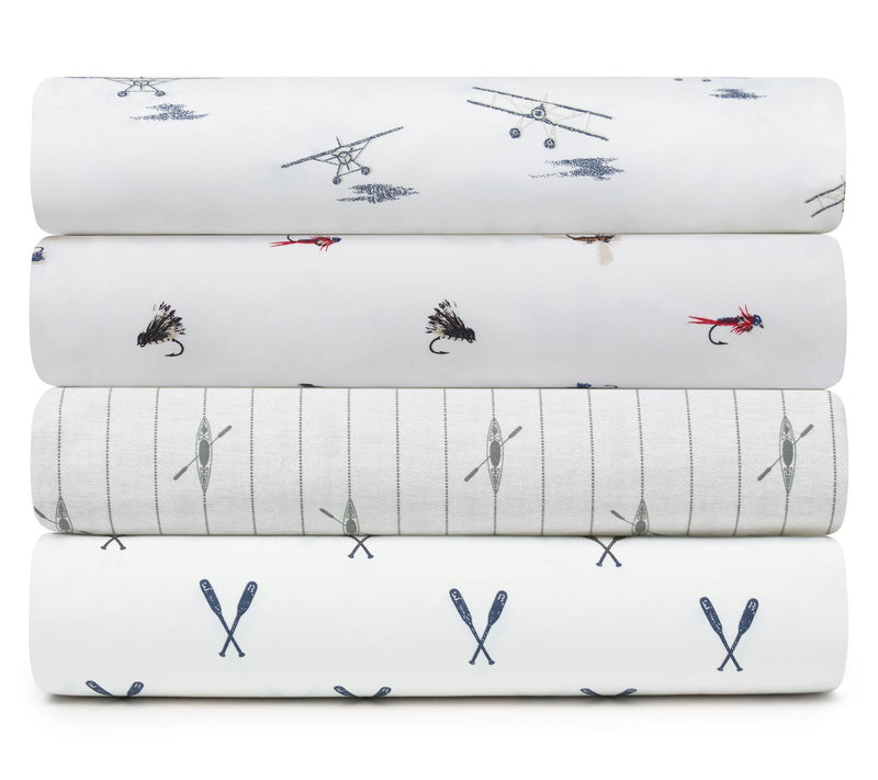 Eddie Bauer Sea Planes Twin Sheet Set — View 8