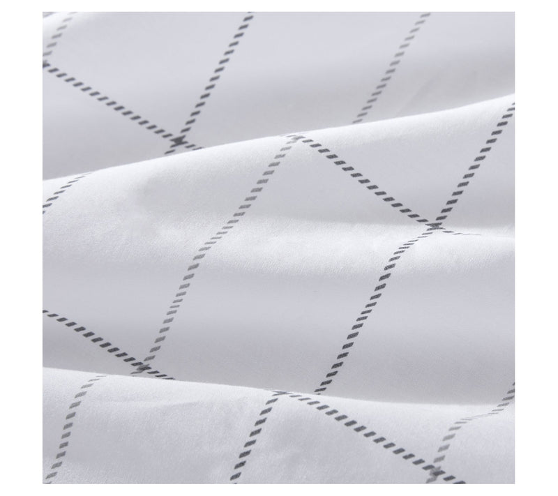 Eddie Bauer Northern Plaid Grey Queen Sheet Set — View 5