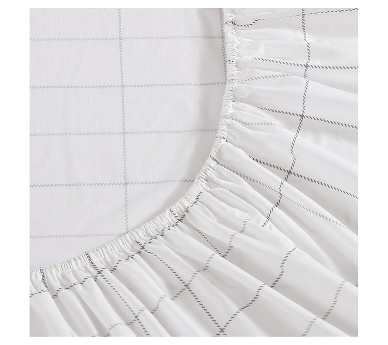 Eddie Bauer Northern Plaid Grey Full Sheet Set — View 4