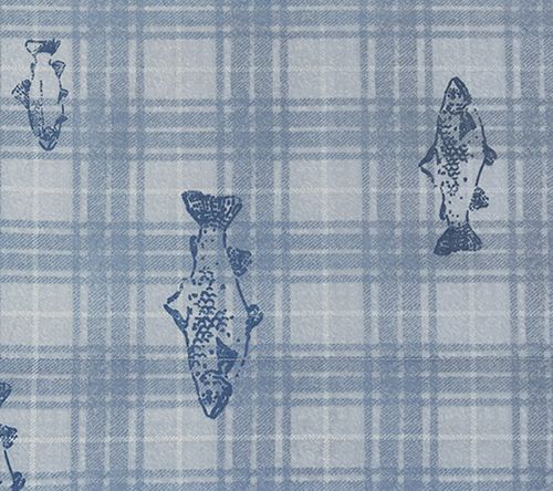 Eddie Bauer Methow Plaid Blue Queen Sheet Set — View 7