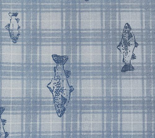 Eddie Bauer Methow Plaid Blue Twin Sheet Set — View 7